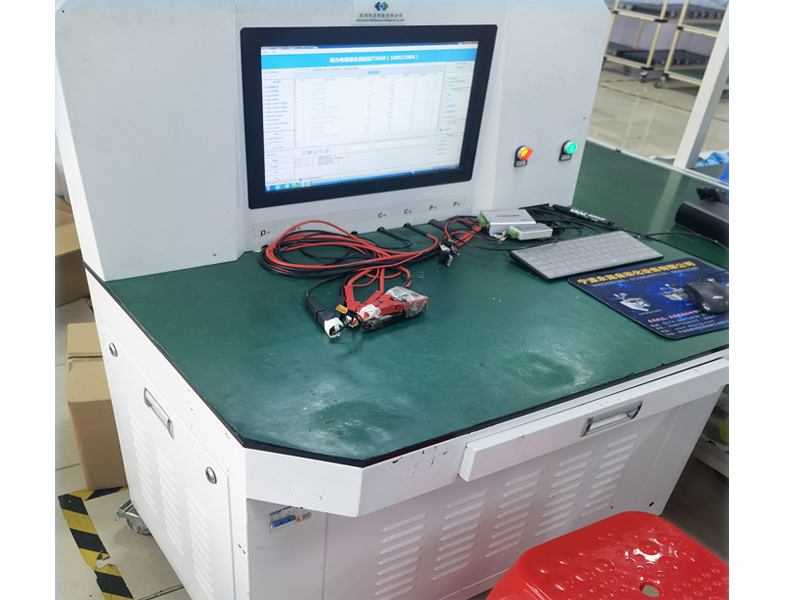 Integrated tester for semi-finished products/finished products